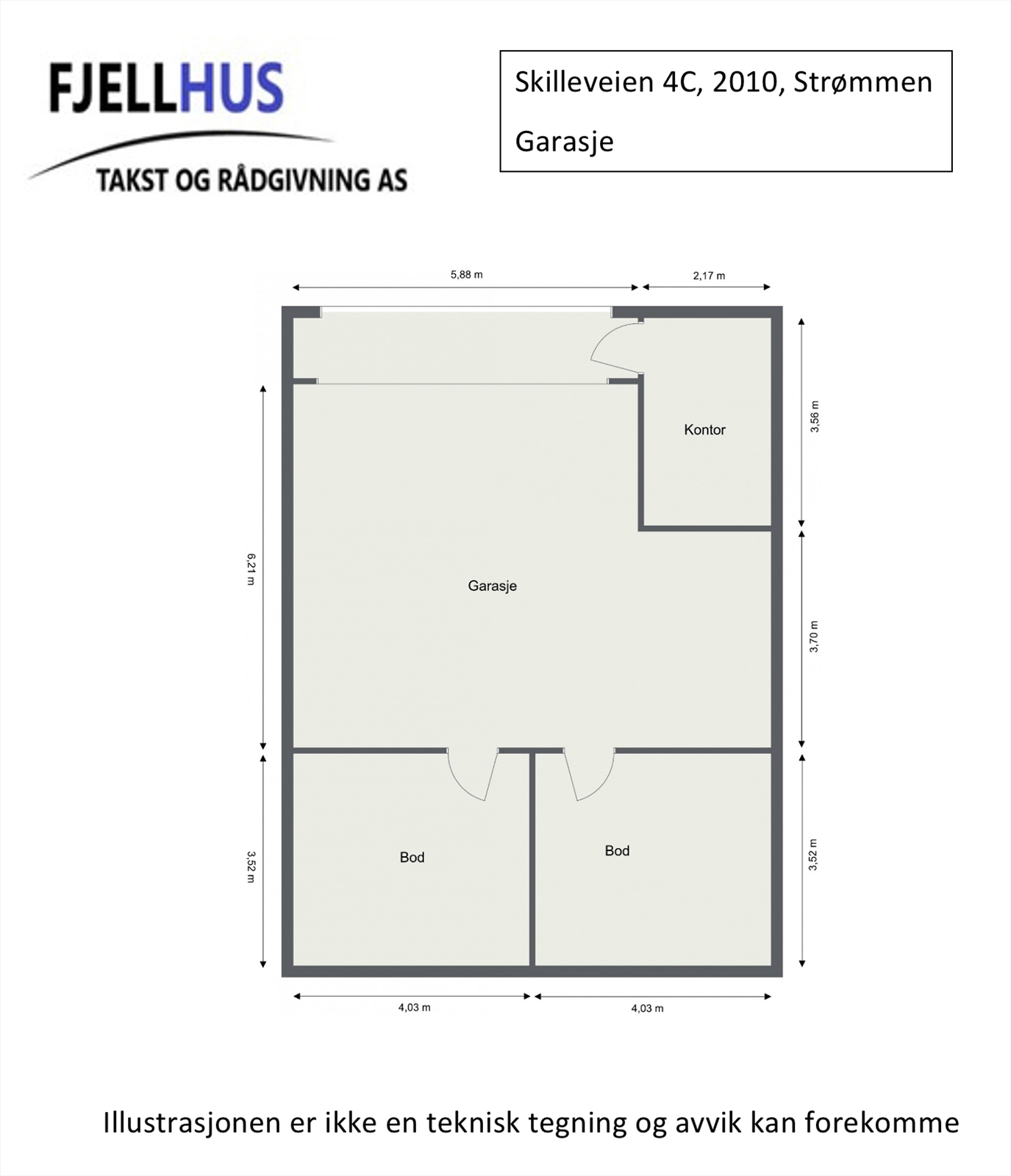 - Plantegning underetasje - Galleribilde