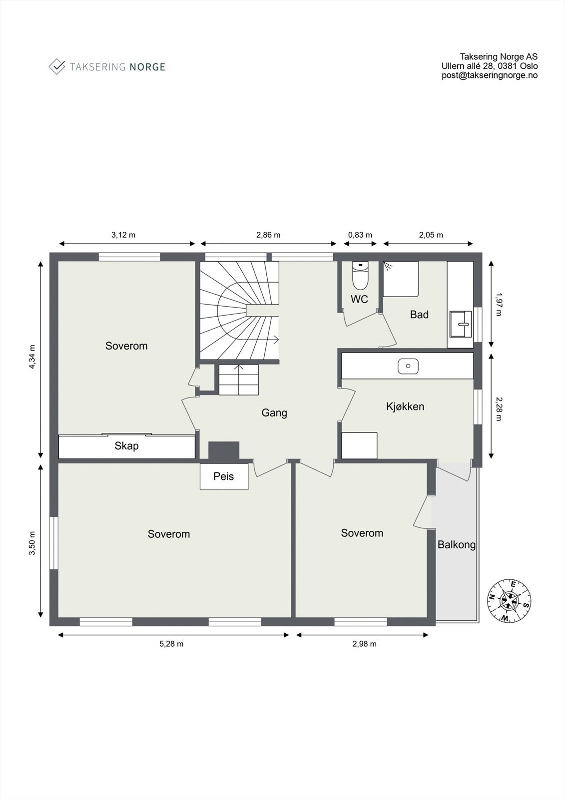 Plantegning 2. etasje Galleribilde