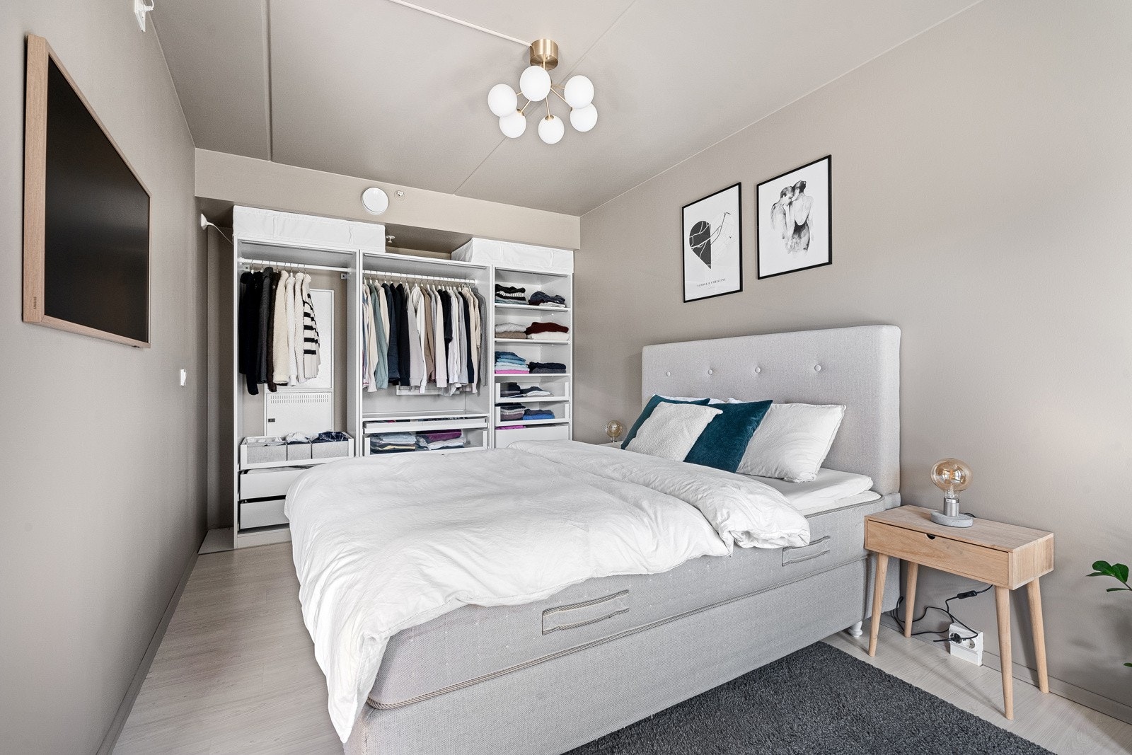 Innbydende og koselig soverom Galleribilde