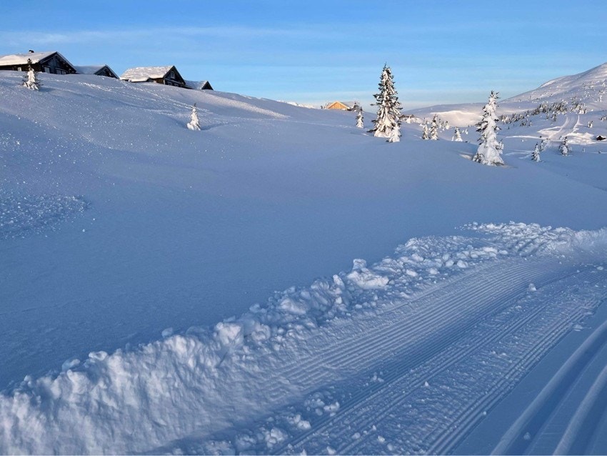 Tomten ligger i et område regulert til fritidsbebyggelse og andre fritidsboliger er allerede bygget her. Galleribilde