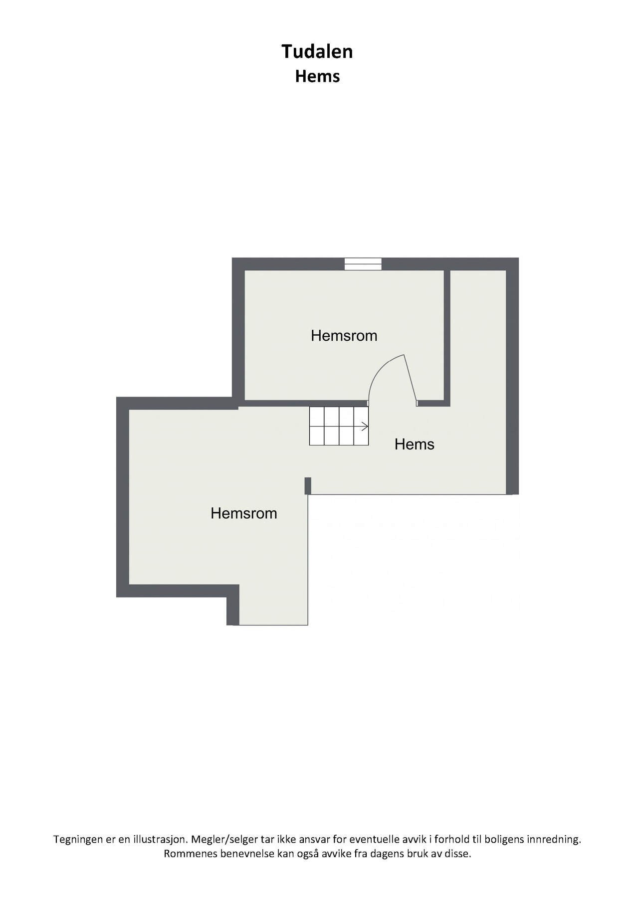 Plantegning 2D - Hems Galleribilde