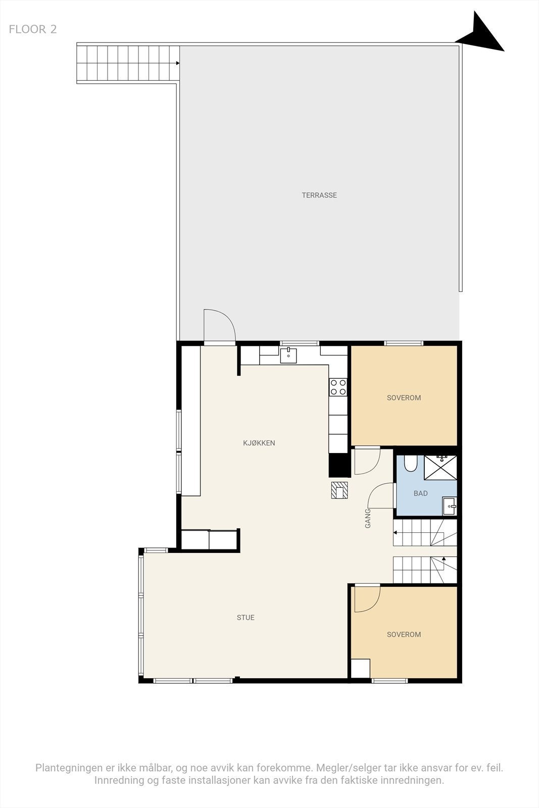 Plantegning plan 2 Galleribilde