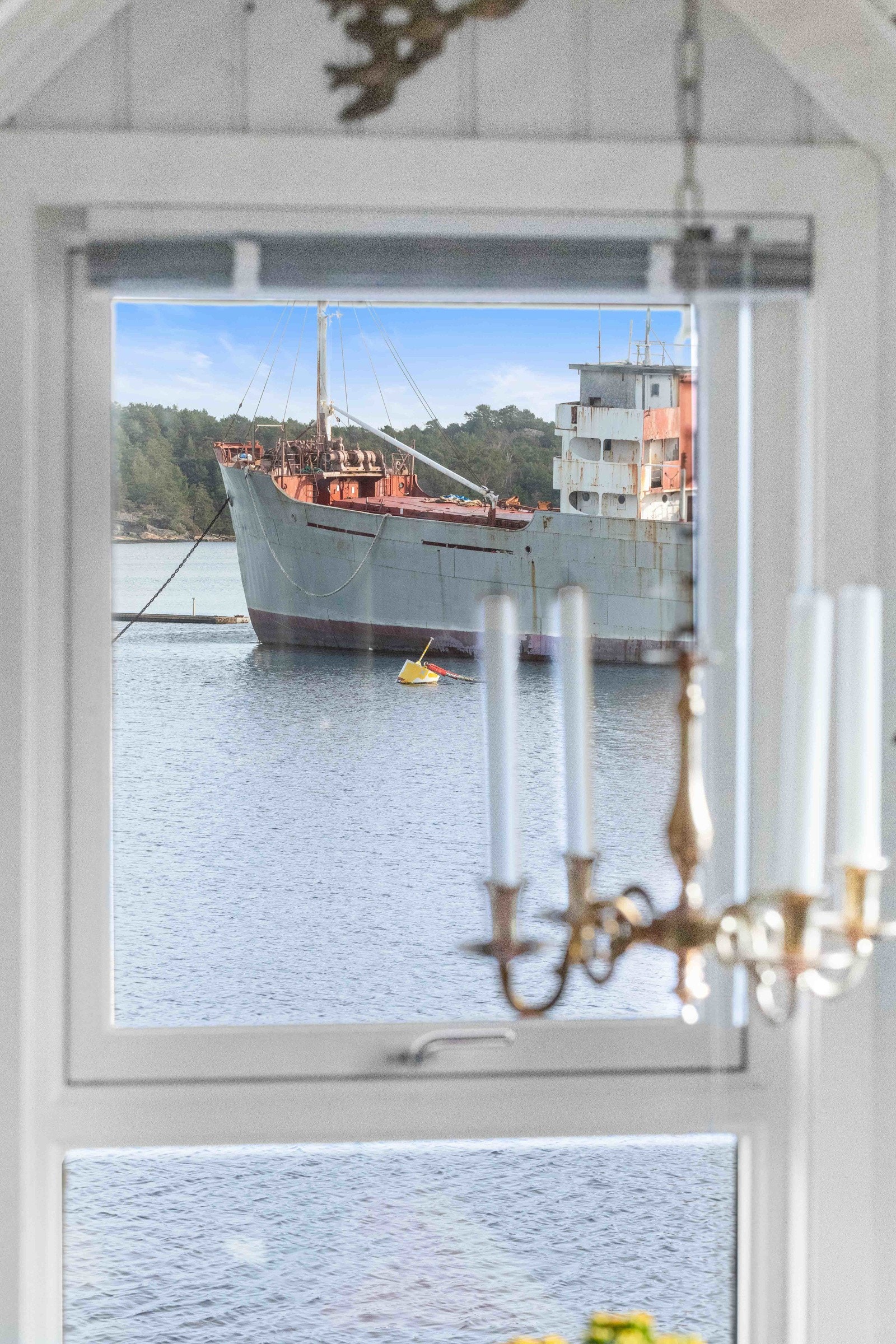 Flott utsikt fra loftet Galleribilde