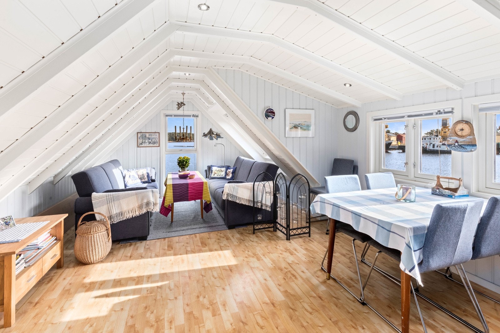 Innredet loft Galleribilde