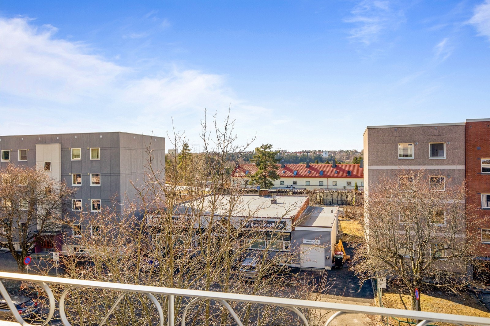 Utsikt fra balkongen. Galleribilde