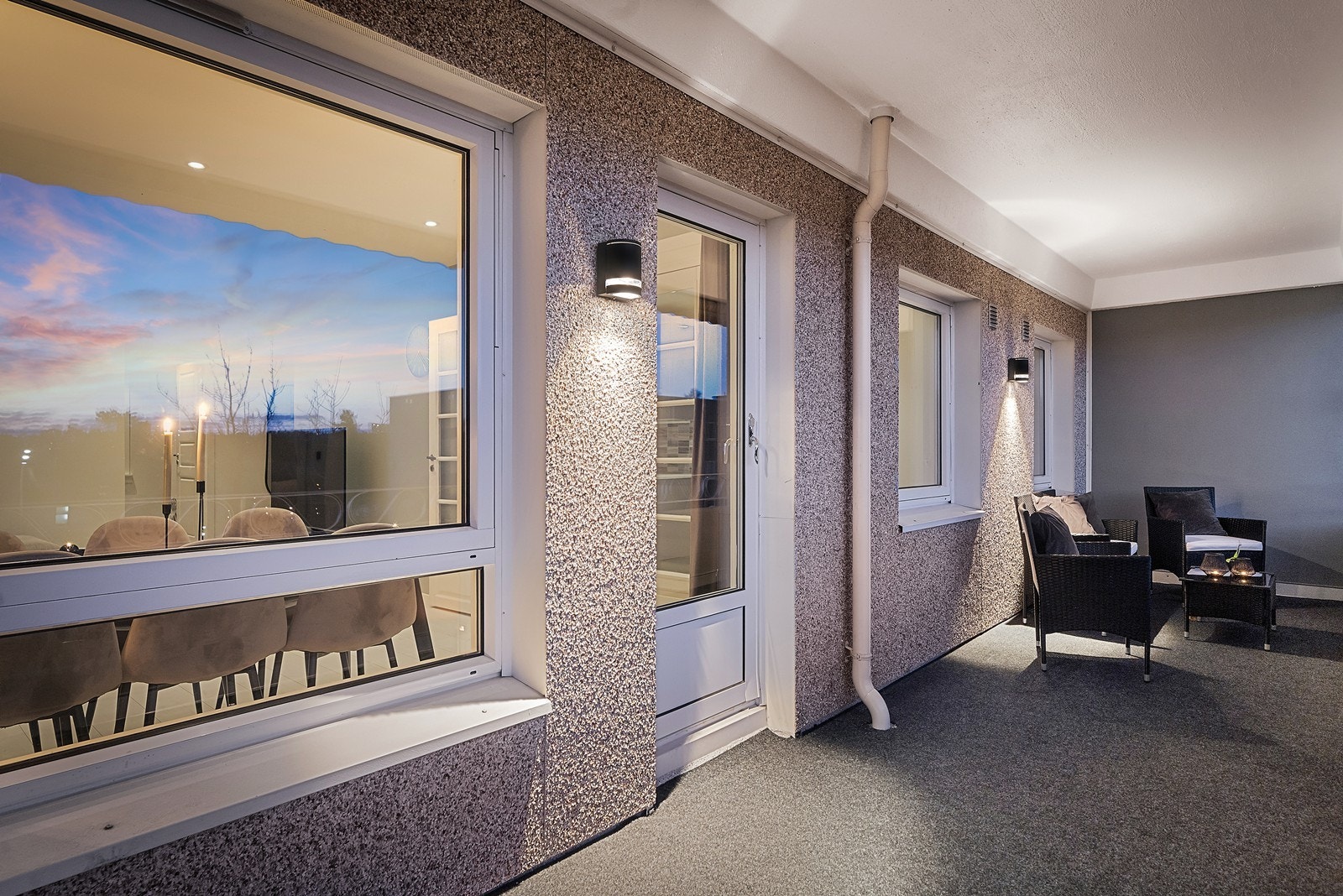 Meget romslig balkong. Galleribilde