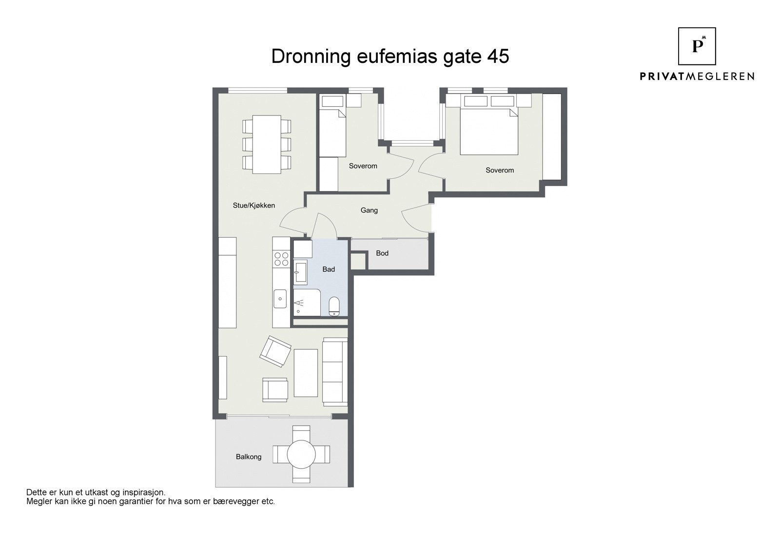 Plantegning. Galleribilde