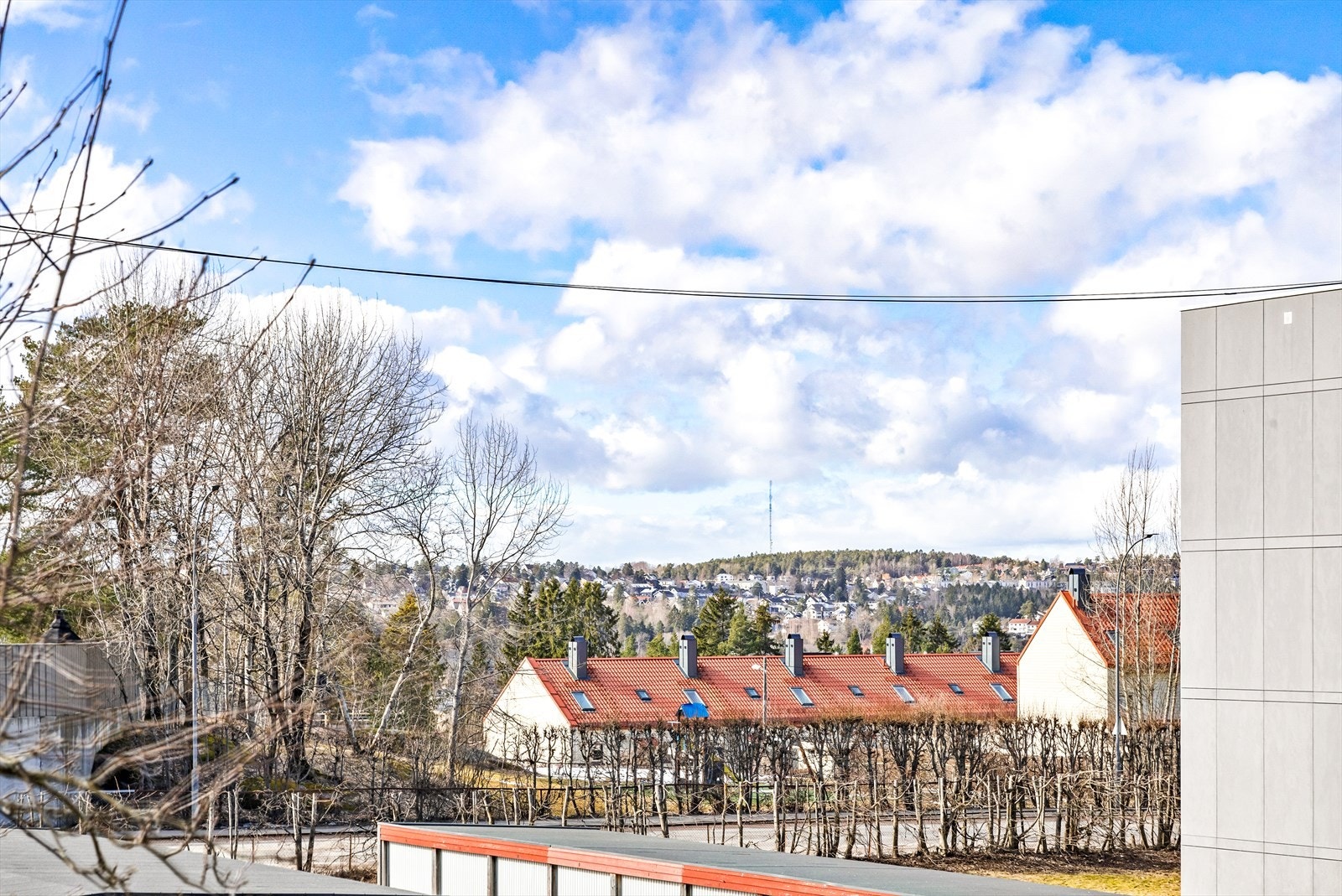 Utsikt fra balkong. Galleribilde