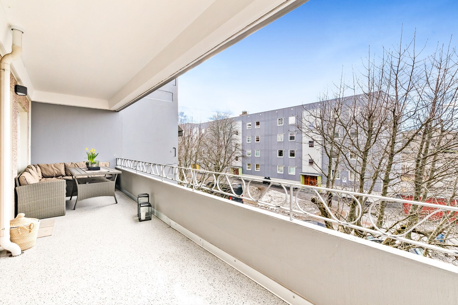 Her har du plass til å skape ditt eget avslapningsområde med sitteplasser. Galleribilde
