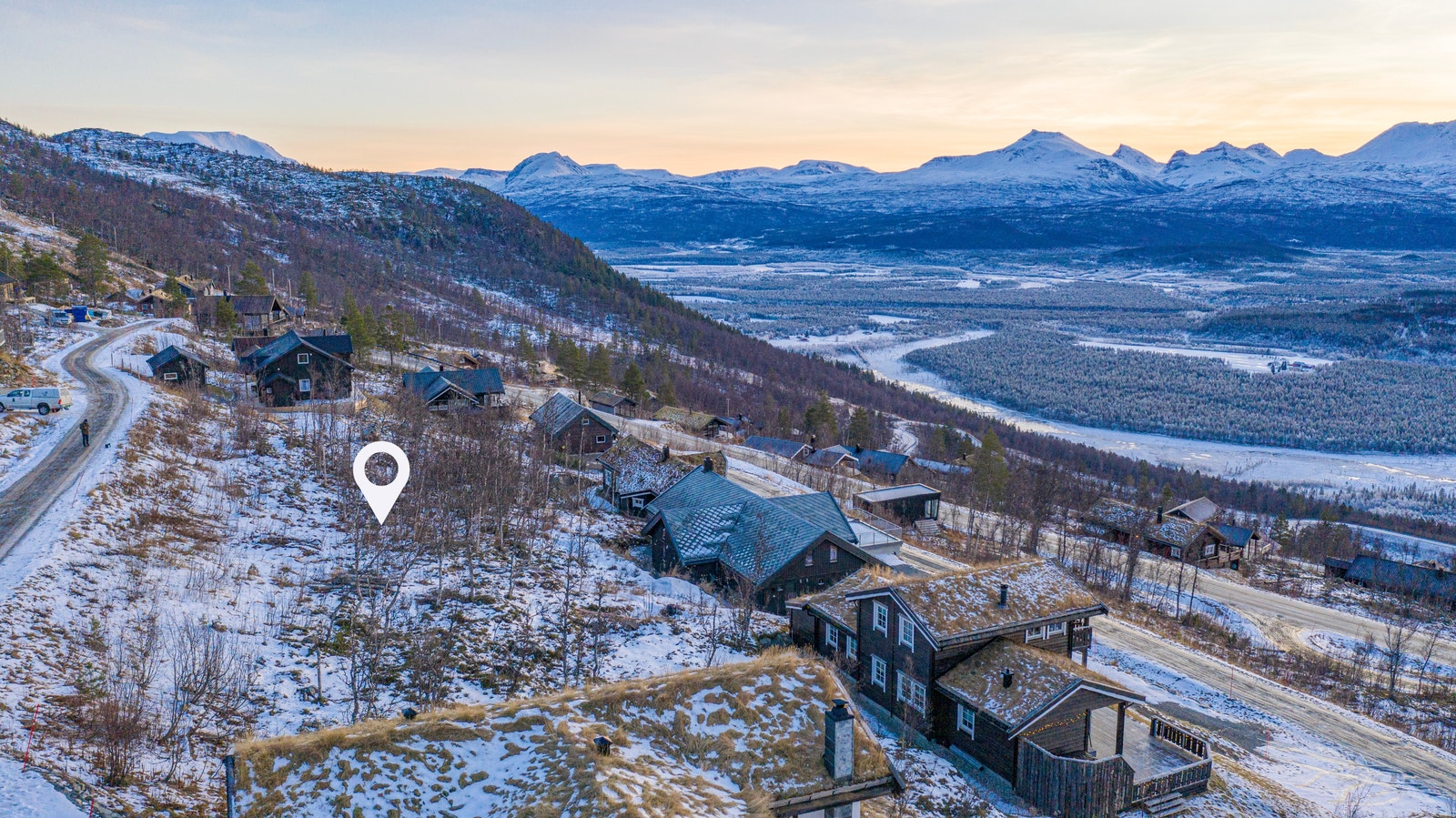 Blokkebærveien er endevei uten gjennomgangstrafikk Galleribilde