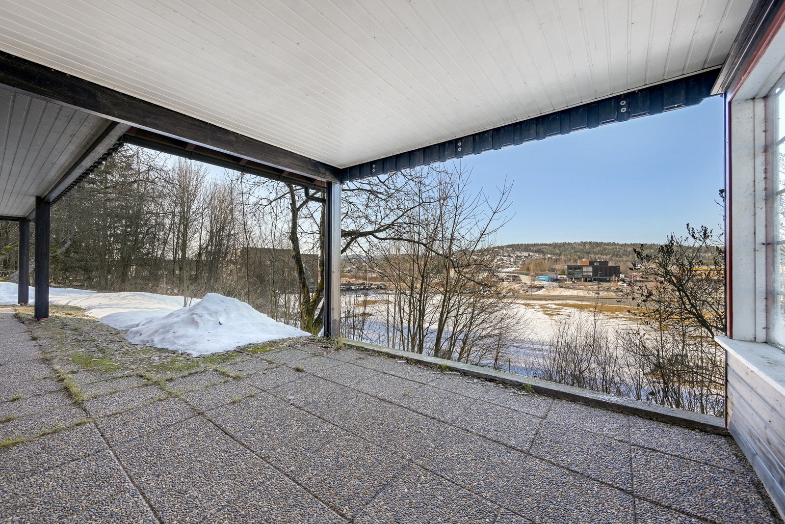 Overbygget terrasse. Galleribilde