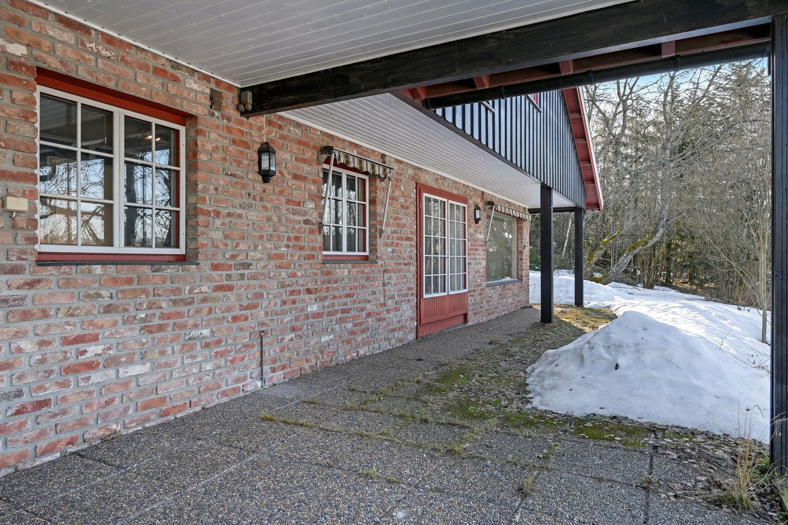 Overbygget terrasse. Galleribilde