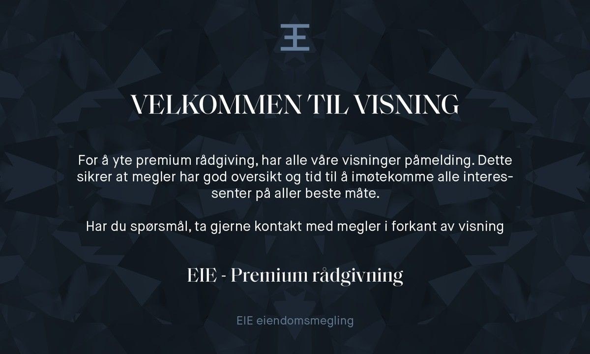 Velkommen til visning! Galleribilde