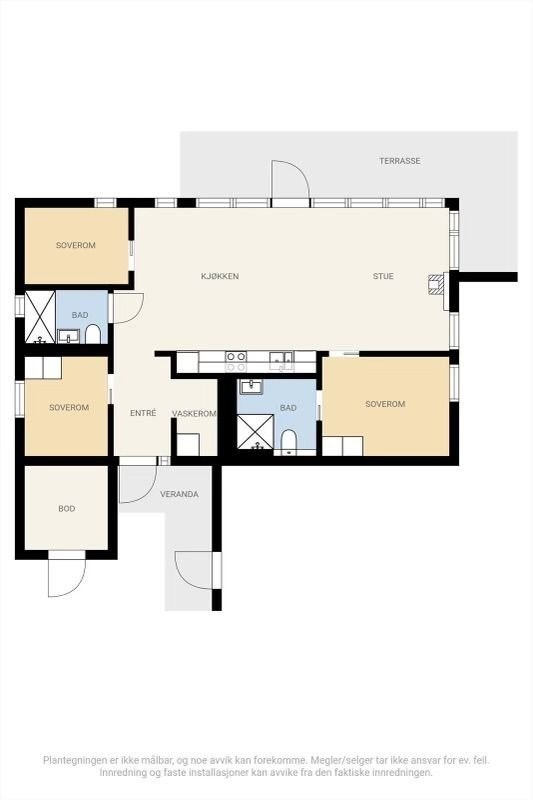 Planskisse Galleribilde