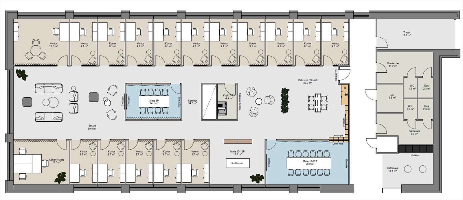 eksempel planskisse Koppholen 6 Galleribilde