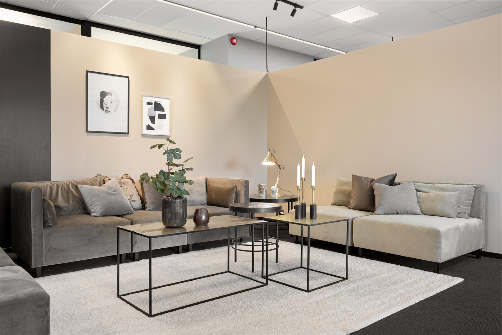 Eksempel på materialvalg og fargevalg Galleribilde