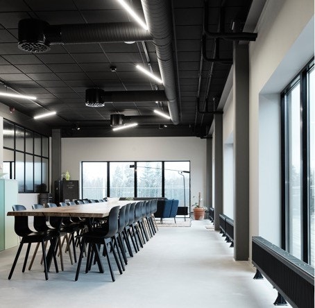 industrielt og moderne utrykk på kontorene Galleribilde