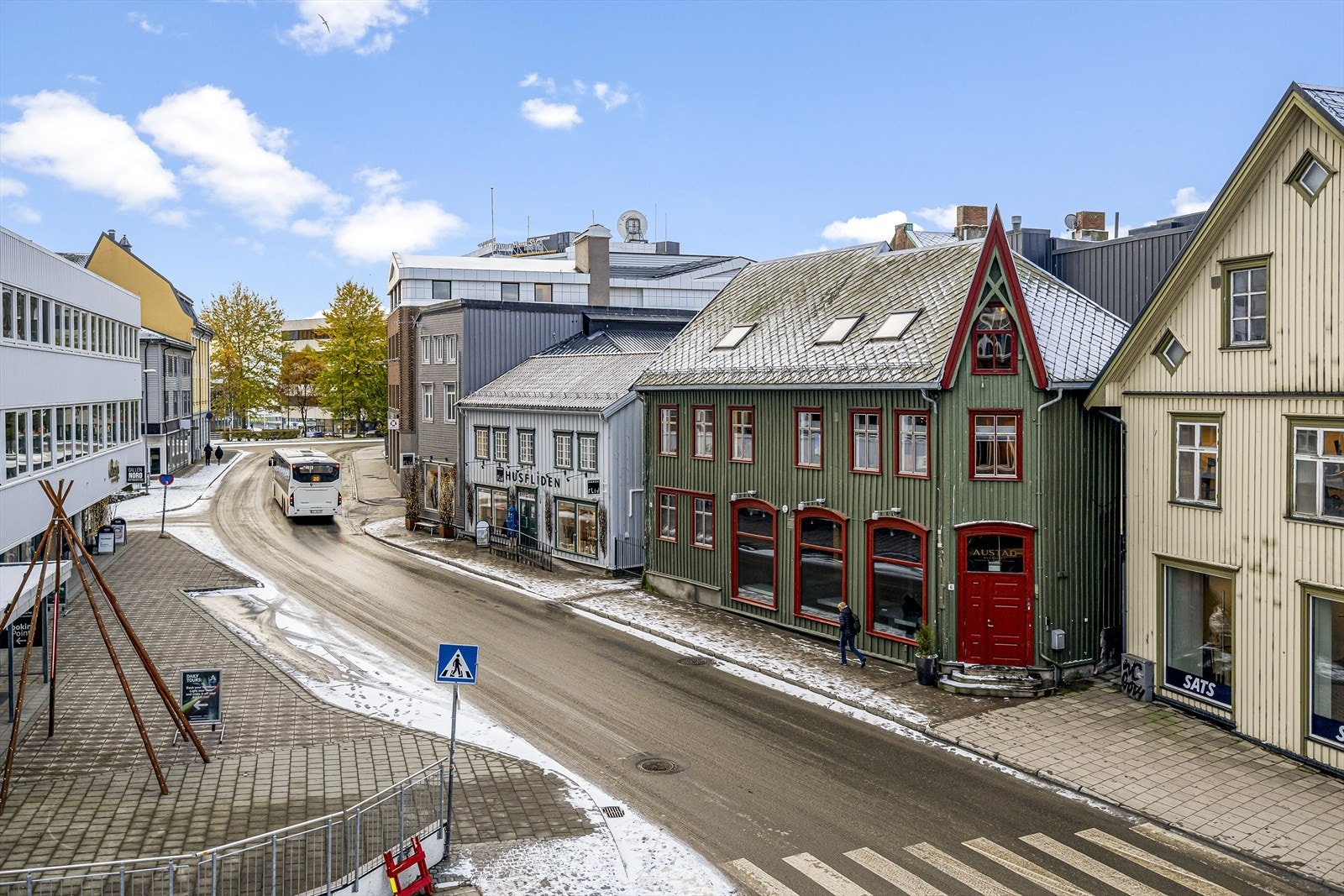 Sjøgata 6 ligger midt i Tromsø sentrum Galleribilde
