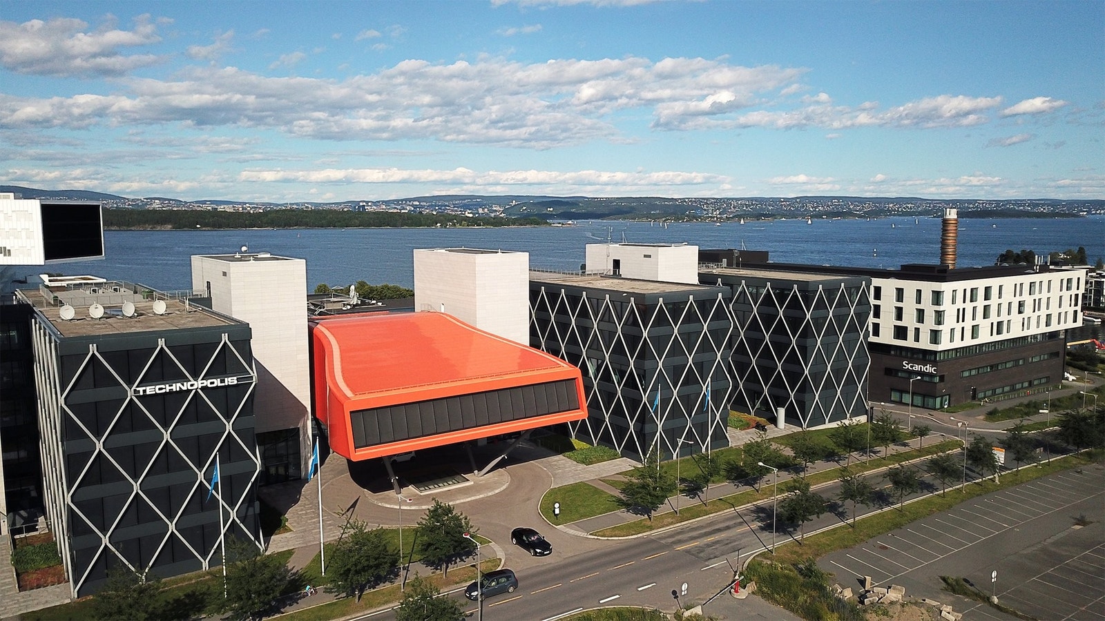 Oversiktsbilde over campus Galleribilde