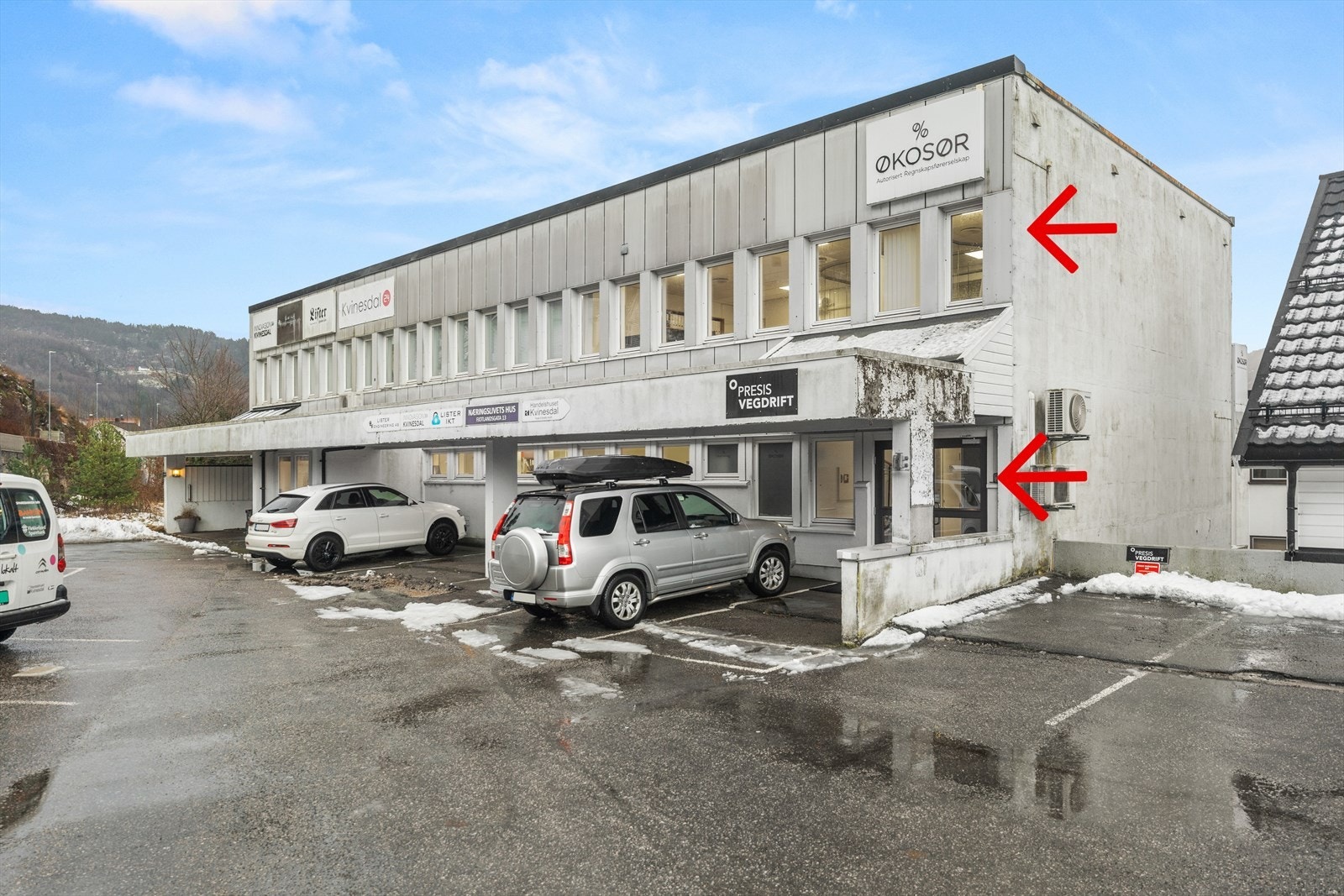 Seksjonen disponerer 7 parkeringsplasser. Galleribilde