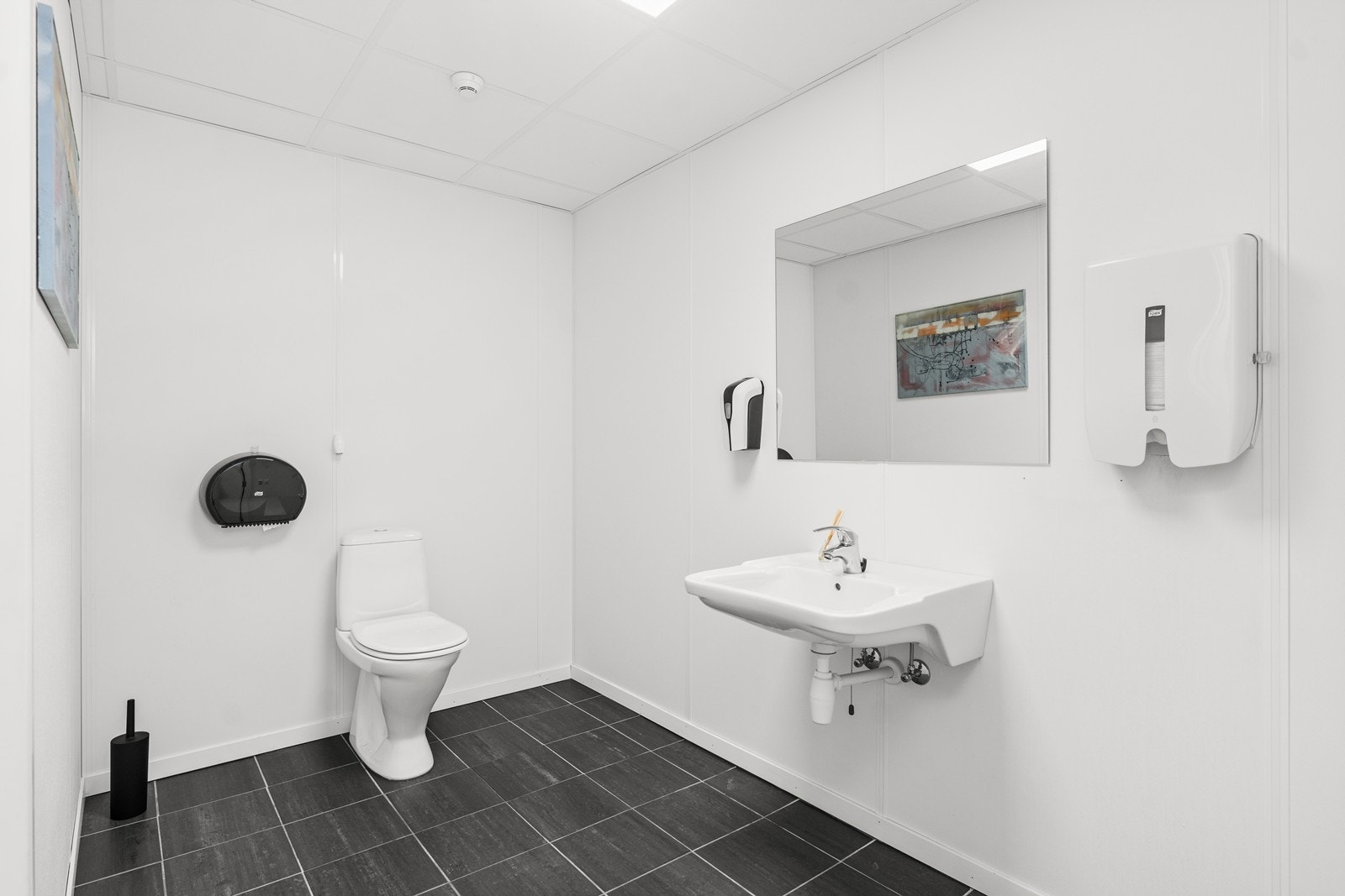 Stort toalettrom. Galleribilde