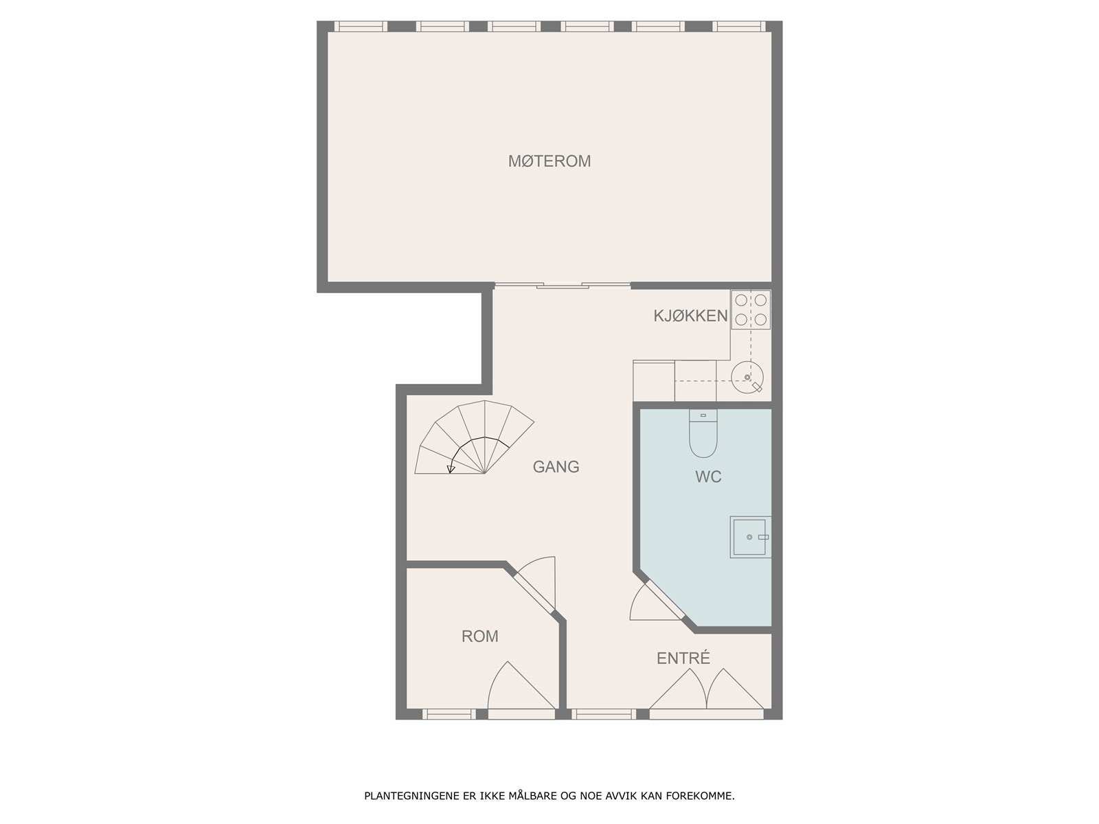 Plantegning 2 etg. Galleribilde