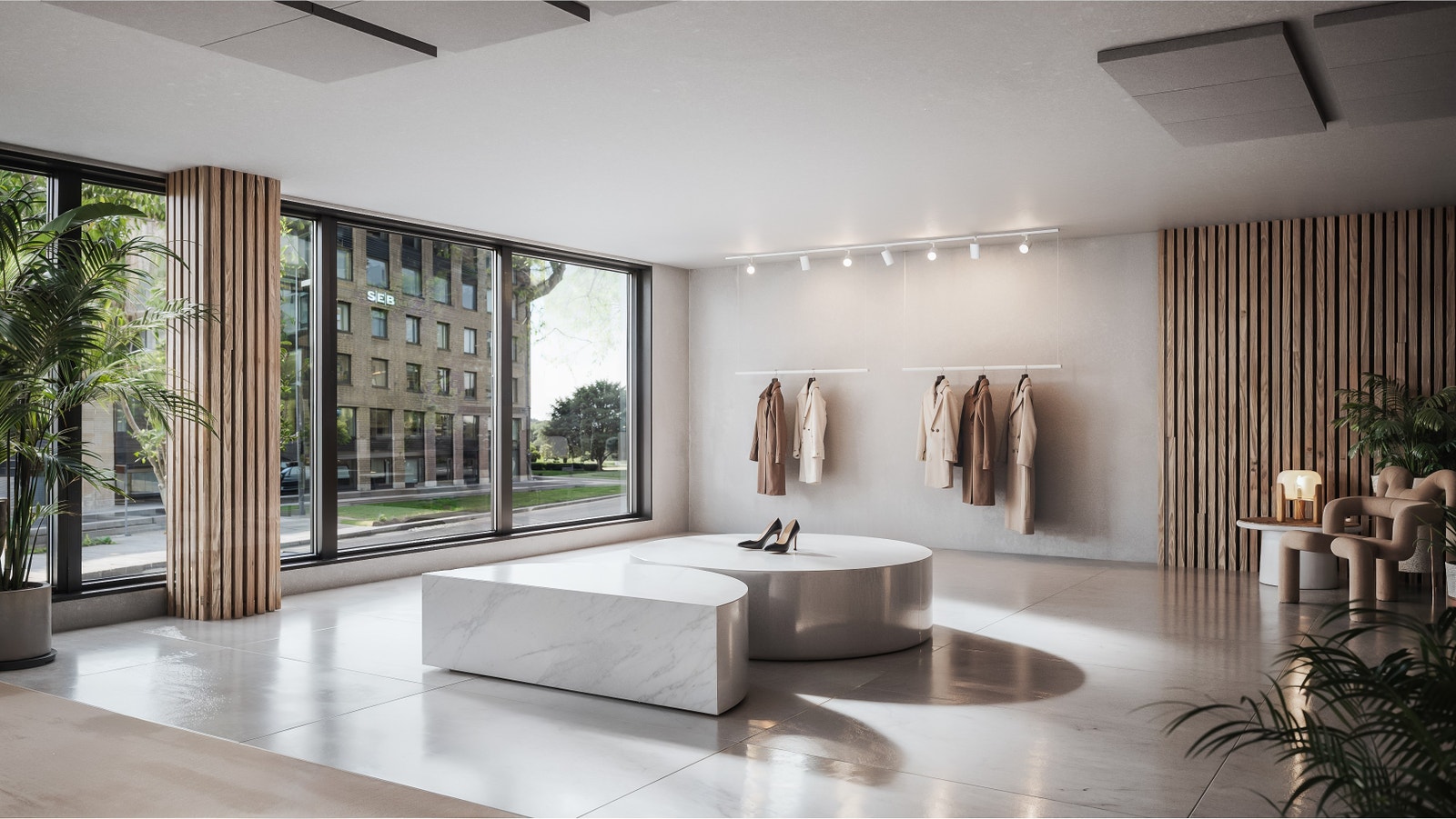 Illustrasjon Interiør Galleribilde