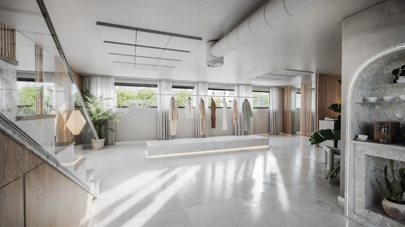 Illustrasjon Interiør Galleribilde