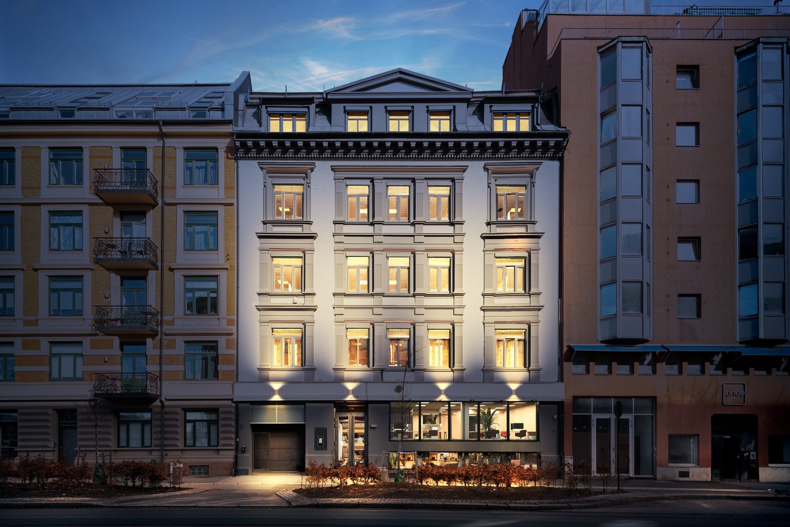 Illustrasjon fasade Galleribilde