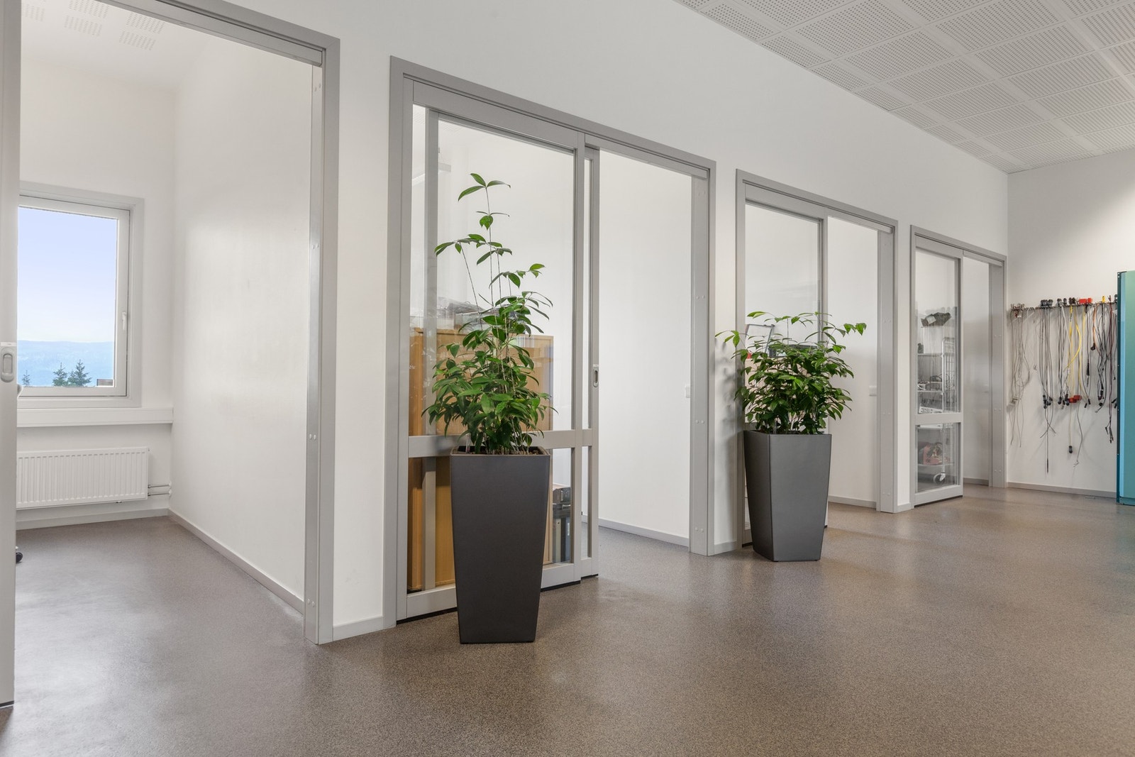 Referansebilde fra utleid areal på eiendommen, ledig areal kan tilpasses slik om ønskelig. Galleribilde