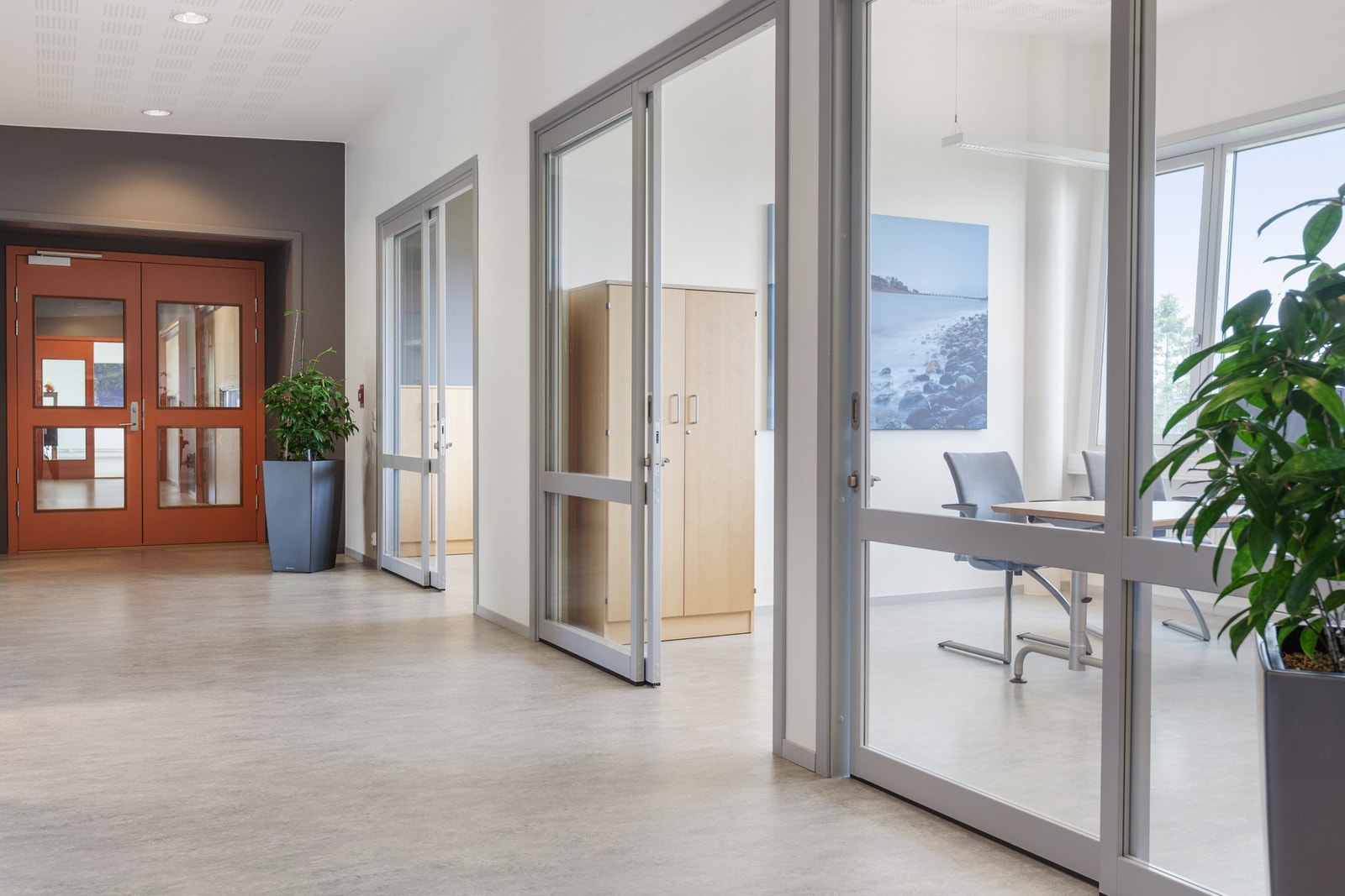 Referansebilde fra utleid areal på eiendommen, ledig areal kan tilpasses slik om ønskelig. Galleribilde