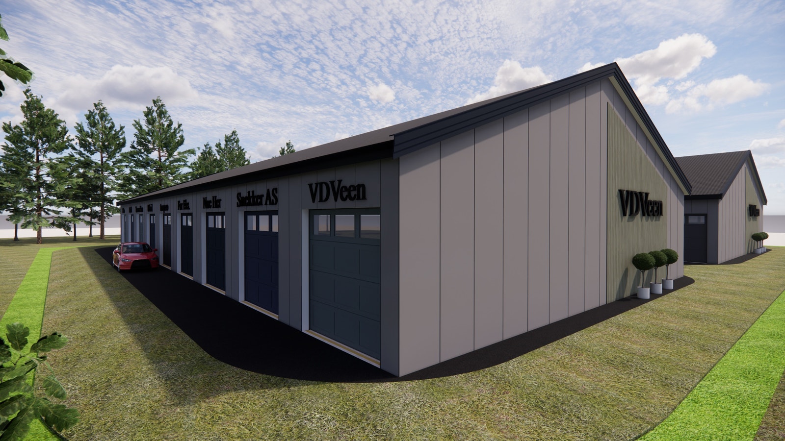 Illustrasjons bilder: Fasade Nord forside Galleribilde