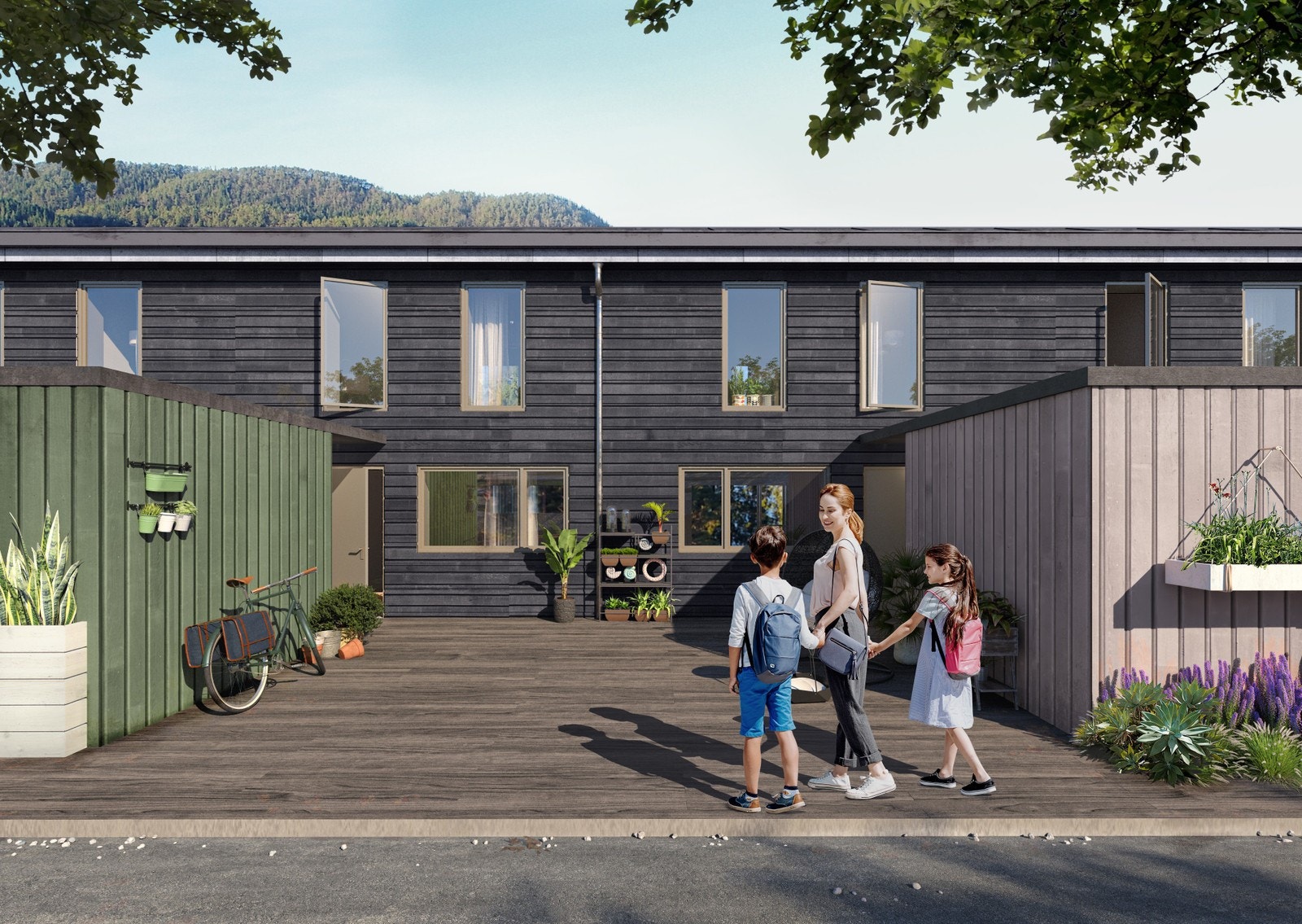 Illustrasjon fra nabobygg, bygg 2-4 Galleribilde