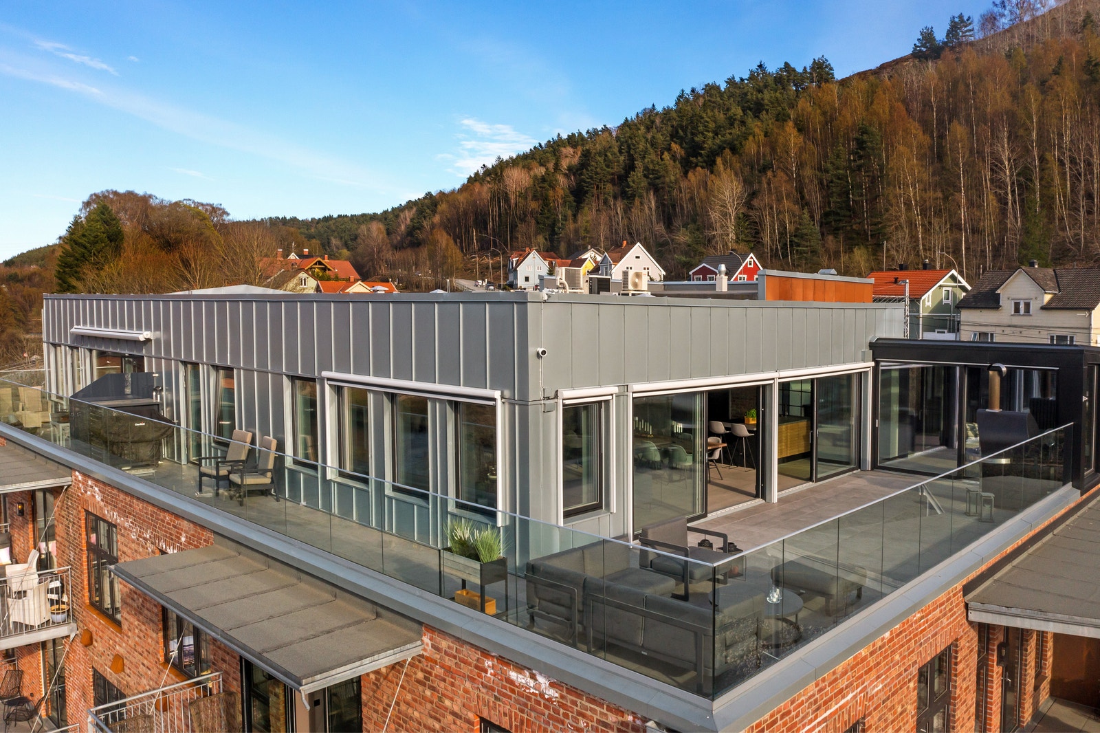 Hele takterrassen Galleribilde