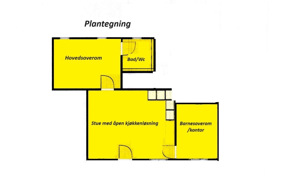 plantegning Galleribilde