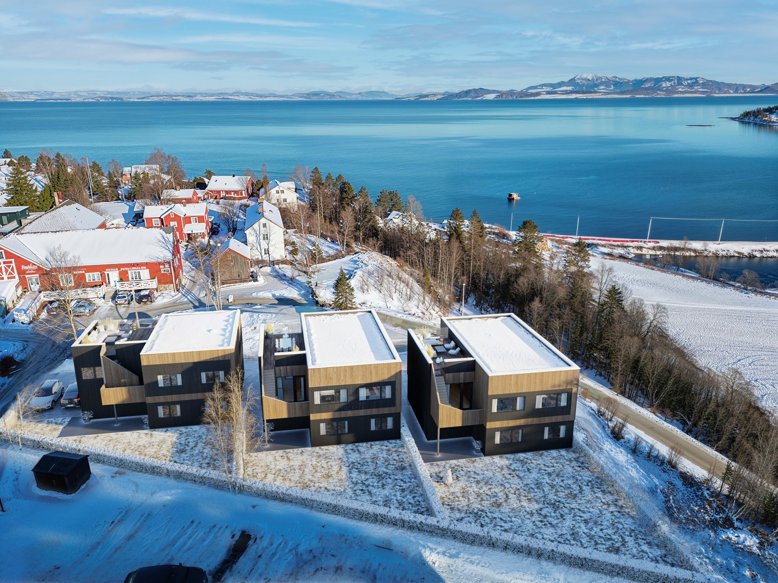 Hver bolig får egen tomt. Galleribilde