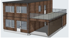 Fasade Ahus 1C Galleribilde
