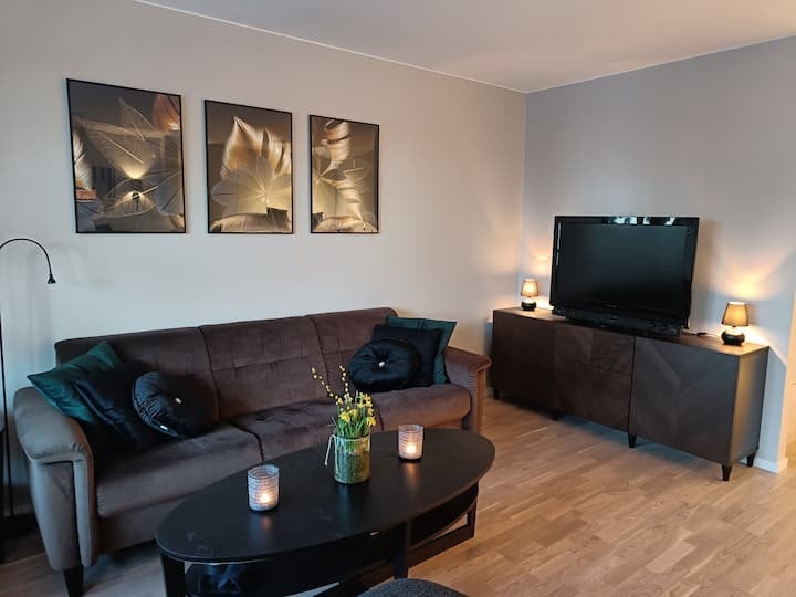 Stue med Stressless sofa og Amanda hvilestol Galleribilde