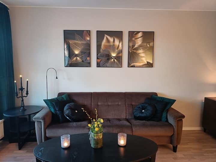 Stue med Stressless sofa og Amanda hvilestol Galleribilde