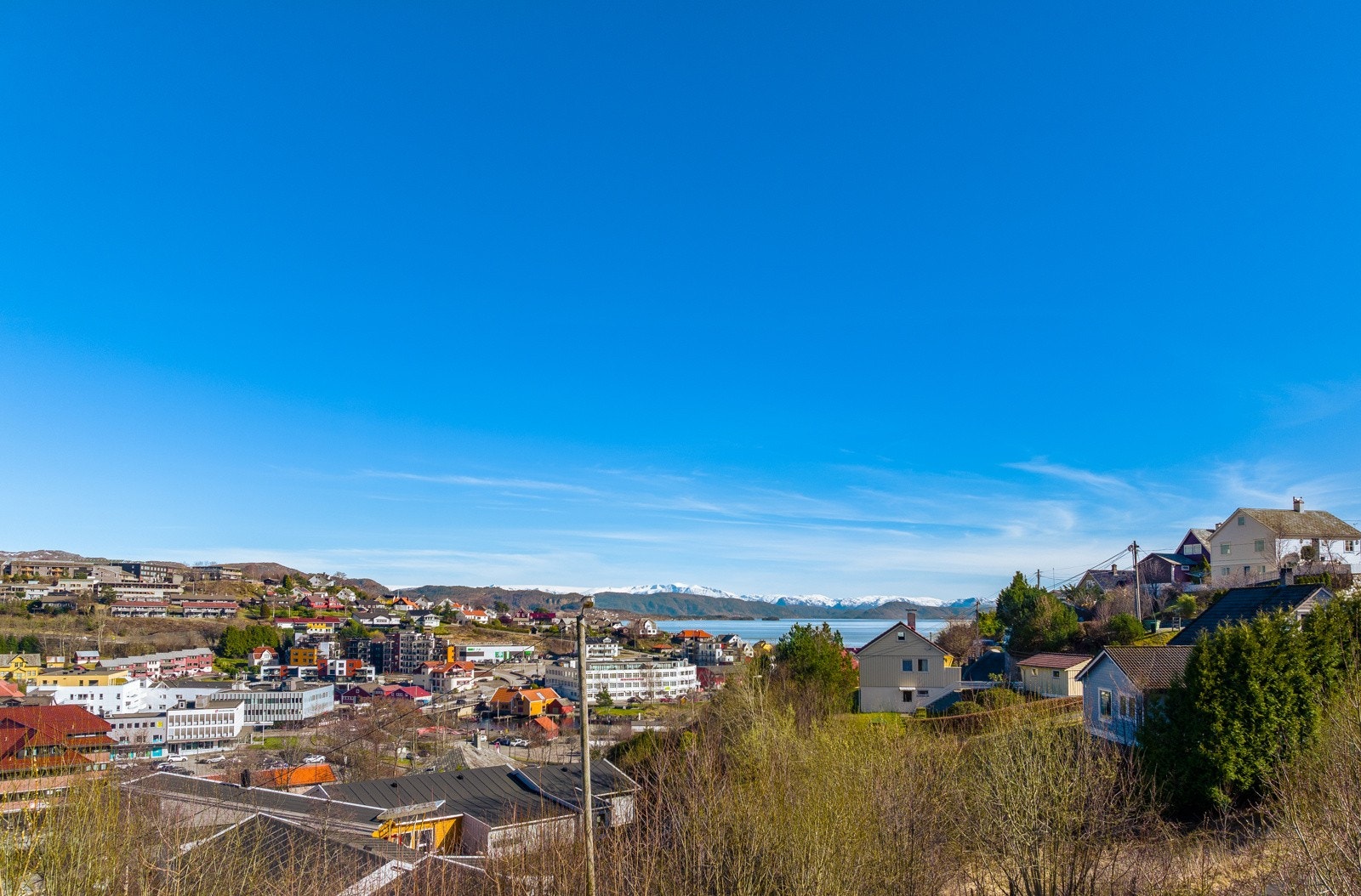 Bilde er tatt fra høyde fra 2. etg i bygg A Galleribilde