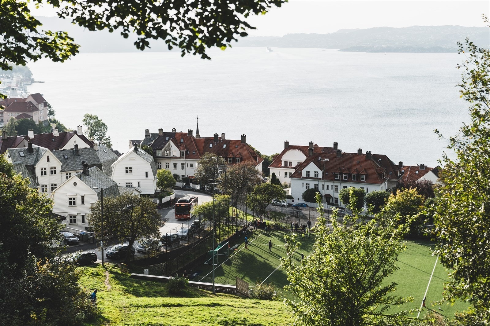 Barnevennlig, rolig område Galleribilde