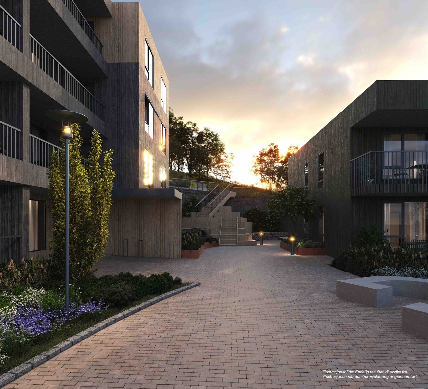 påkostede utearealer med høye kvaliteter Galleribilde