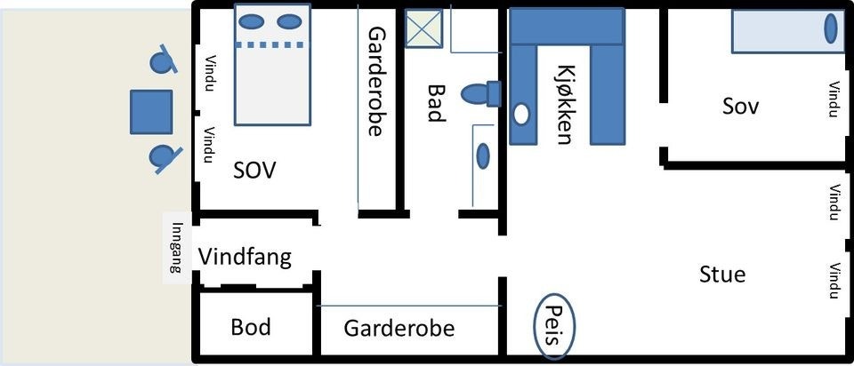 Plantegning Galleribilde