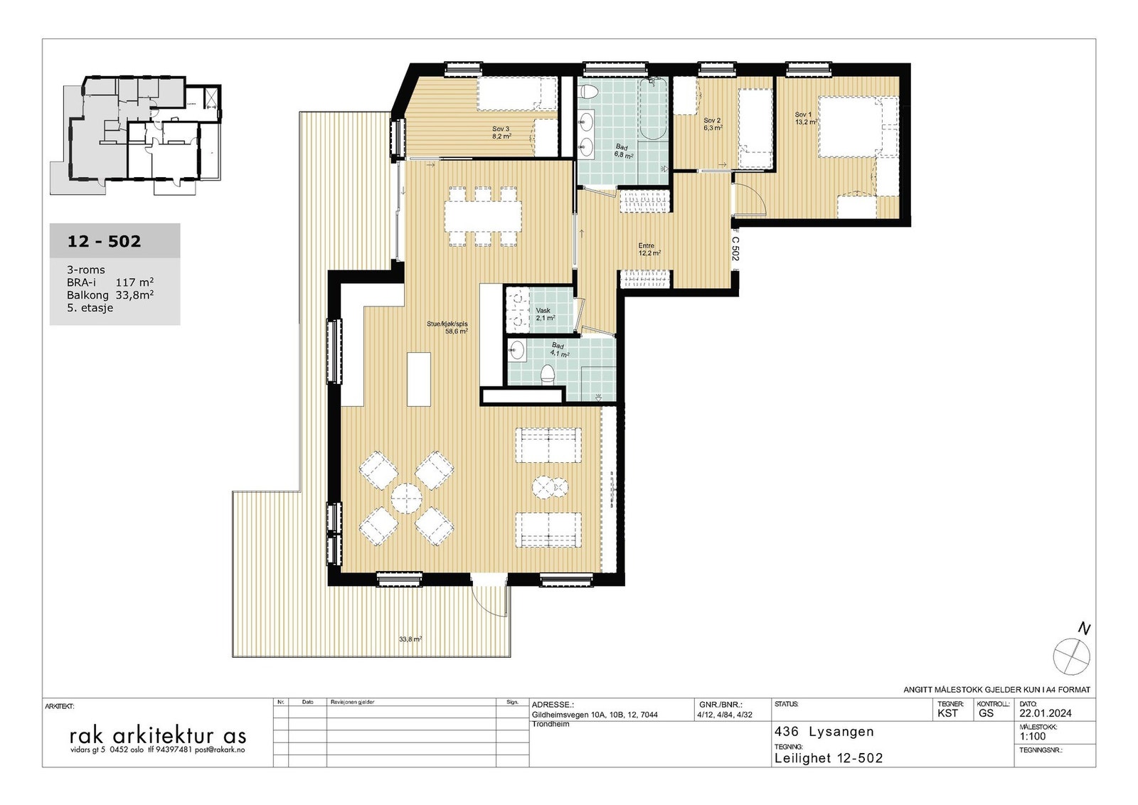 Plantegning. Galleribilde