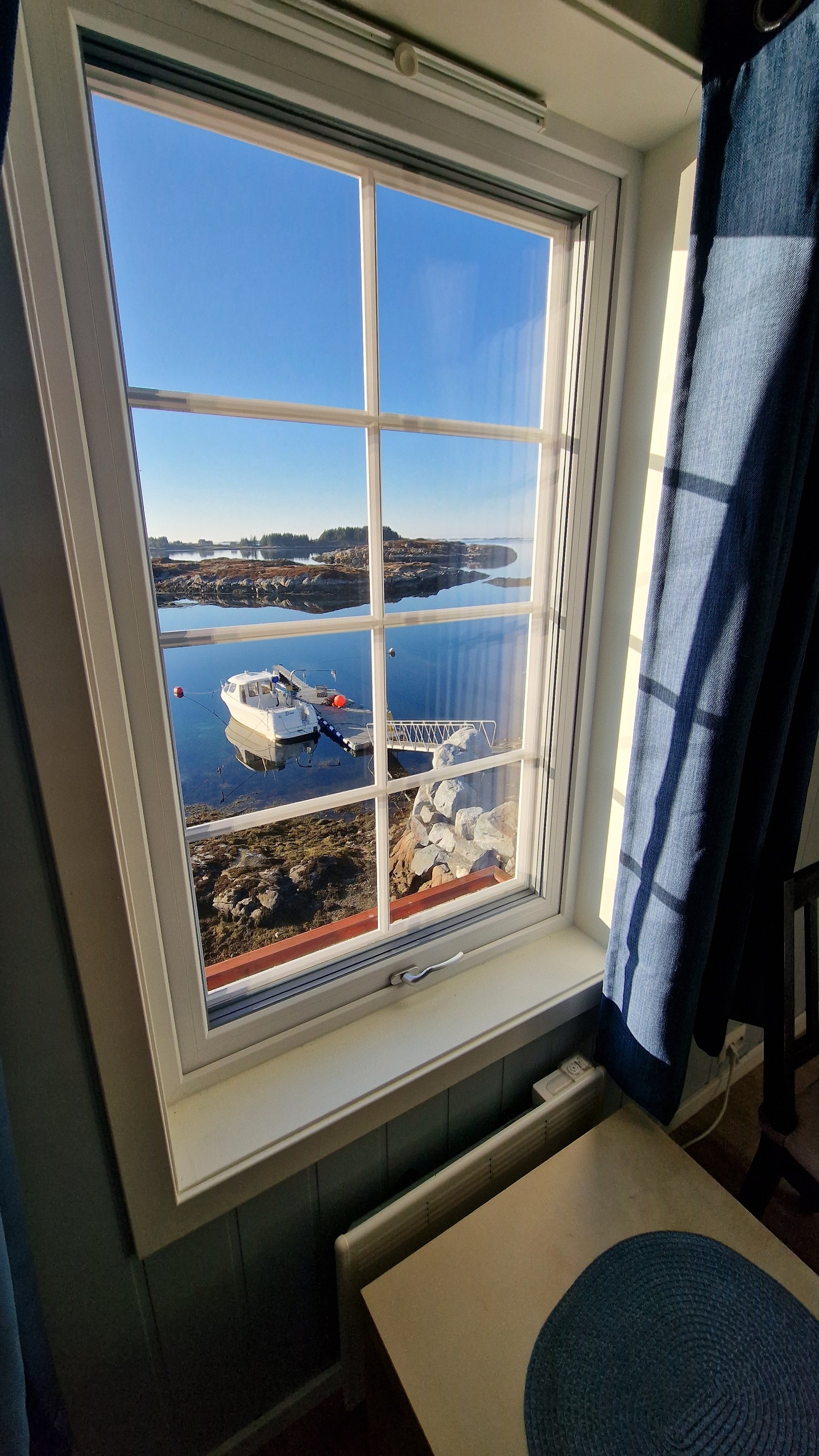 Utsikt fra soverom i Tennskjæret Galleribilde