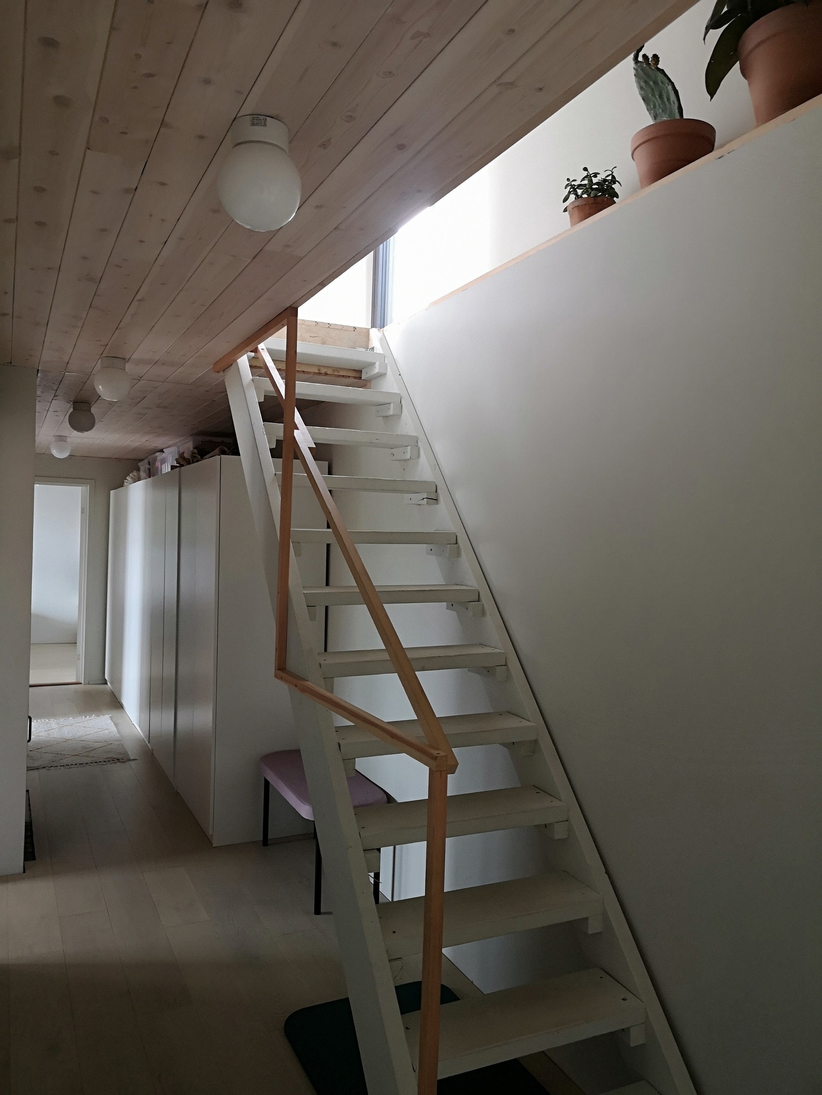 Trappen mellom etasjene er litt bratt Galleribilde