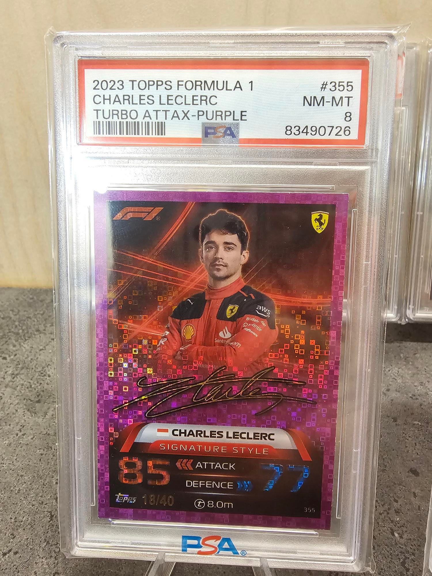 Charles Leclerc Topps F1 PSA Graderte kort. | FINN-torget Charles Leclerc Topps F1 PSA Graderte kort. | FINN-torget