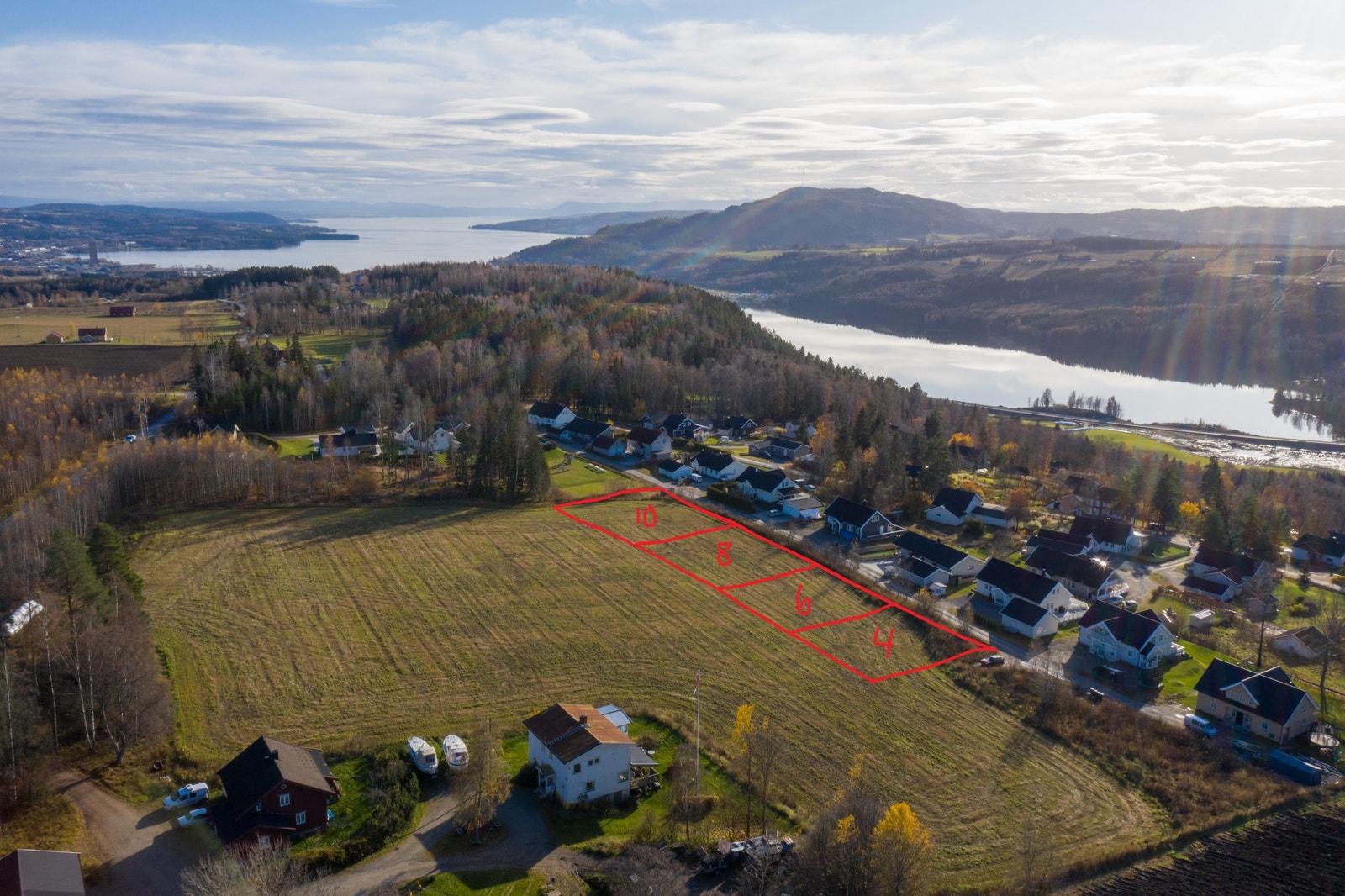 Dronebilde Galleribilde