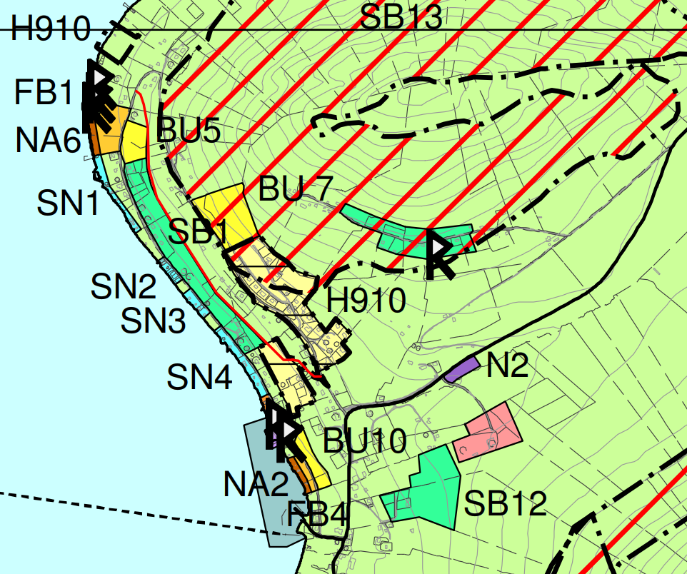 Oversikt over arealplanen Galleribilde