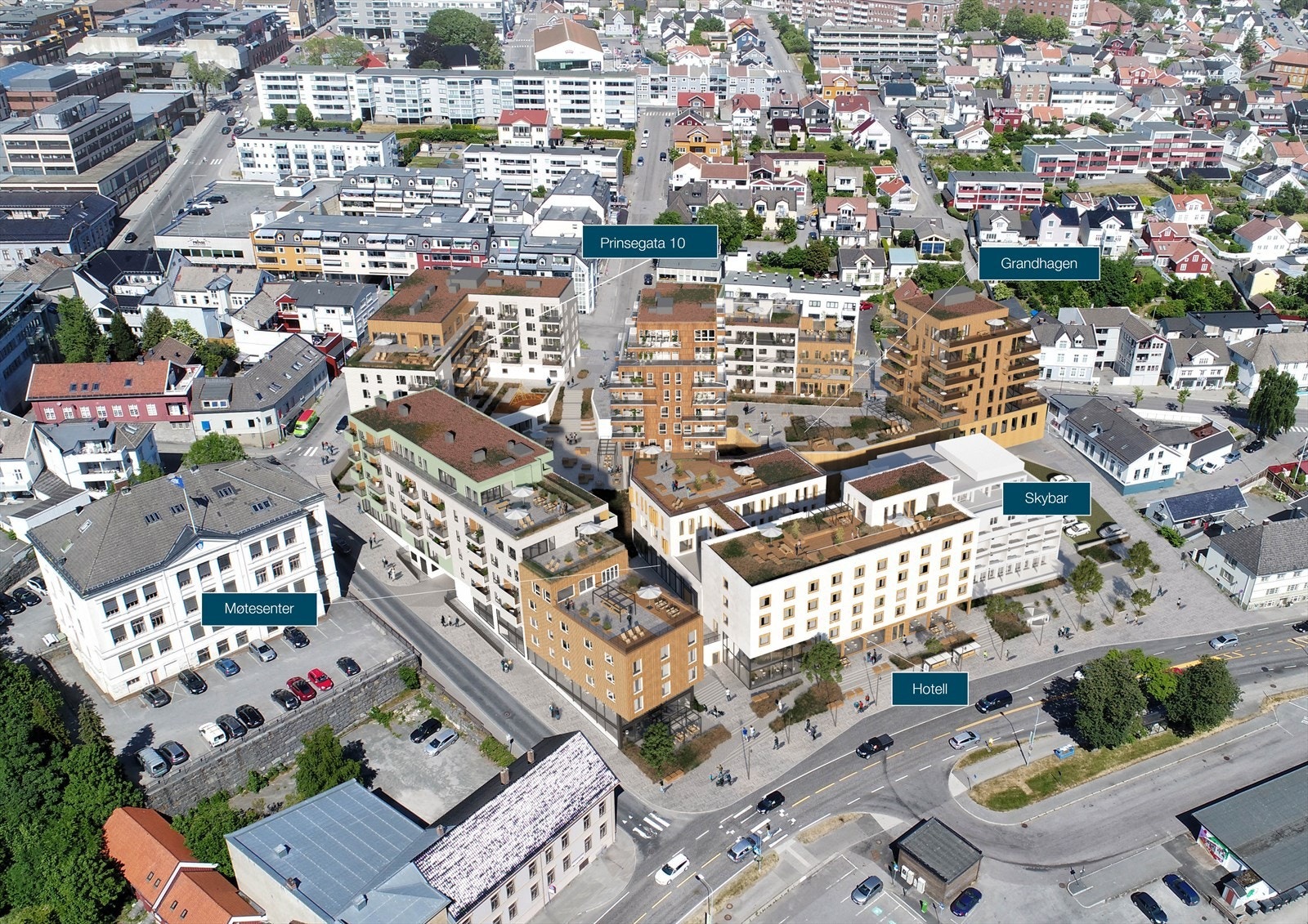 Prinsegata 10 med flott beliggenhet i prosjektet Galleribilde
